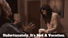 Station19 Carina Deluca GIF - Station19 Carina Deluca Unfortunately Its Not A Vacation GIFs