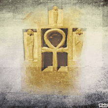 a picture of an ankh symbol with pixiz written on the bottom right