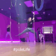 Pole Dance Work Out GIF