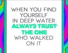 Jesus Bible GIF - Jesus Bible When You Find Youself In Deep Water Always Trust The One GIFs