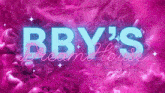 a pink background with the words rby 's dream house on it