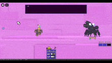 a screenshot of a video game with a plant being used as a weapon .