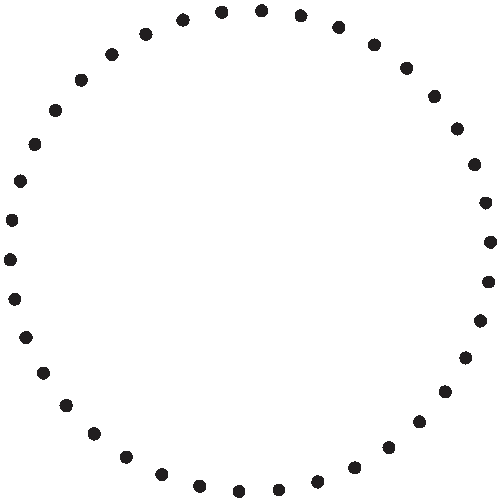 Black Dot Dot Sticker - Black Dot Dot Spin Stickers