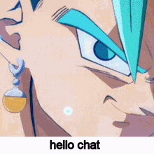 Vegito Blue Vegito GIF - Vegito Blue Vegito Hello Chat GIFs