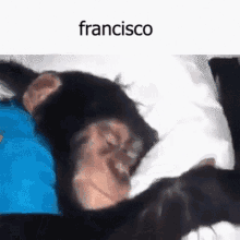 Monkey Monkey Waking Up GIF - Monkey Monkey Waking Up Francisco GIFs