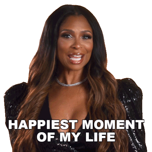 Happiest Moment Of My Life Jennifer Williams Sticker - Happiest Moment Of My Life Jennifer Williams Basketball Wives Los Angeles Stickers