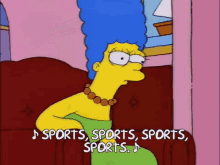simpsons homer sports