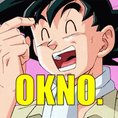 Goku Rascándose La Cabeza Y Riéndose GIF - Okno Bueno No Okay No - Discover  & Share GIFs