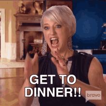 Get To Dinner Real Housewives Of New York GIF - Get To Dinner Real Housewives Of New York Lets Eat GIFs