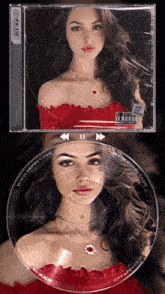 a woman in a red dress is on the cover of a cd that says www.capout.com