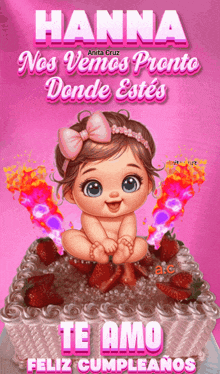 hanna nos vemos pronto donde estes te amo feliz cumpleaños