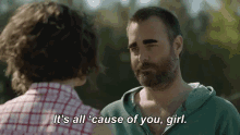 You Got It Girl GIF - Its All Cause Of You Girl Thanks GIFs