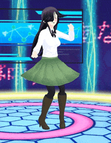 Hanako Ikezawa Katawa Shoujo GIF - Hanako Ikezawa Katawa Shoujo Dancing GIFs