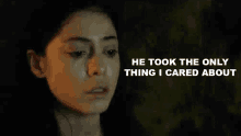 He Took The Only Thing I Cared About Lisa Nova GIF - He Took The Only Thing I Cared About Lisa Nova Rosa Salazar GIFs
