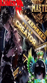 a poster that says ' creator ' at the top