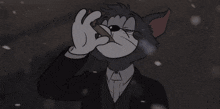 Classic Tom Smoking GIF - Classic Tom Smoking Tom The Cat GIFs