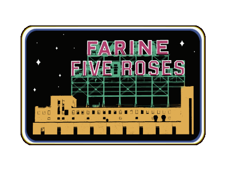 Five Roses Montréal Sticker - Five Roses Montréal Farine Stickers