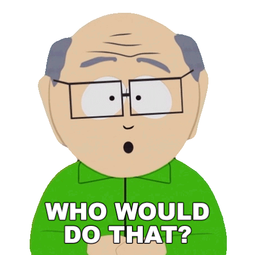 Who Would Do That Herbert Garrison Sticker - Who Would Do That Herbert Garrison South Park Deep Learning Stickers
