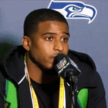 bobby wagner seatle sahawks it wasnt me who me i dont know nothing