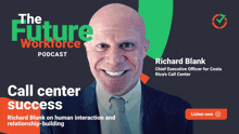 a poster for the future workforce podcast with richard blank