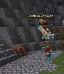 a screenshot of a video game with the name goodtimewithscar on the bottom