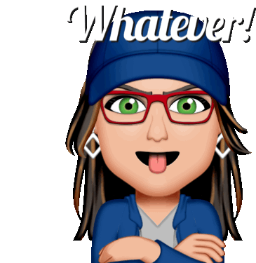 Whatever Yeah Sticker - Whatever Yeah Tongue Out Stickers