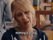 Nothing Is Wrong GIF - Bridesmaids Comedy Kristen Wiig GIFs
