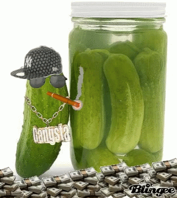 Gangsta Pickle Pickle Appreciation Day Gif Gangsta Pickle Pickle Appreciation Day Pickle Day