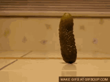 Pepinillo GIF - Cucumber Jumping Excited GIFs