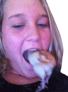 entering mouth failarmy chick going in mouth oops