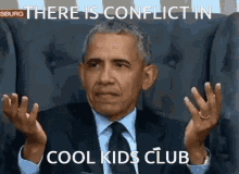 Obama Cool Kids Club GIF - Obama Cool Kids Club Conflict GIFs
