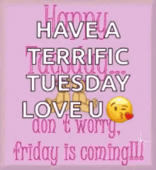 Happy Tuesday Dont Worry Friday Is Coming GIF - Happy Tuesday Dont Worry Friday Is Coming Motivation GIFs