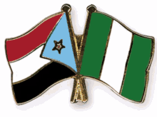 South Yemen Flag Nigeria Flag GIF