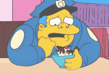 Eat Simpsons GIF - Eat Simpsons Cop GIFs