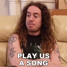 Play Us A Song Bradley Hall GIF - Play Us A Song Bradley Hall Play A Song For Us GIFs