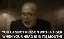 You Cannot Reason With A Tiger When Your Head Is In Its Mouth GIF - Darkest Hour Darkest Hour Film Darkest Hour Gifs GIFs