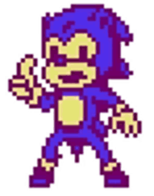 sonic thumbs up sonic the hedgehog