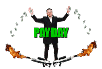 Payday Money To Burn Sticker - Payday Money To Burn Elon Musk Stickers