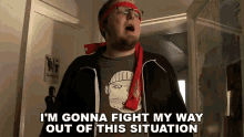 Im Gonna Fight My Way Out Of This Situation Rocco Botte GIF