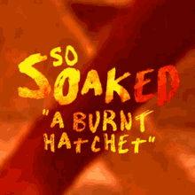 So Soaked A Burnt Hatchet GIF - So Soaked A Burnt Hatchet Dustwest GIFs