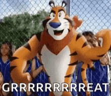 frosted flakes tony the tiger they are great cheering cheer