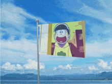 Osomatsu San Jyushimatsu GIF - Osomatsu San Jyushimatsu Flag GIFs
