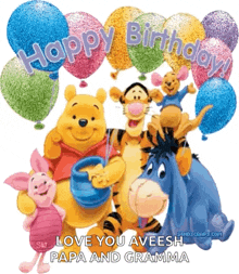 Birthday Winnie The Pooh GIF - Birthday Winnie The Pooh Happy Birthday GIFs