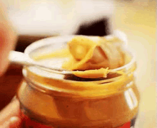 Jif GIF - Peanut Butter Scoop Jar GIFs