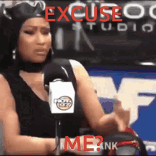 Excuse Me Nicki Minaj GIF - Excuse Me Nicki Minaj Fist GIFs