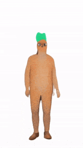 a cartoon character with a green hat and glasses