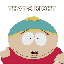 thats right eric cartman south park s9e3 wing