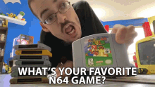 Whats Your Favorite N64games Ricky Berwick GIF - Whats Your Favorite N64games Ricky Berwick Ricky Berwick Vlog GIFs