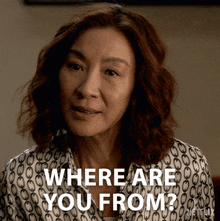 Where Are You From Eileen Sun GIF - Where Are You From Eileen Sun The Brothers Sun GIFs