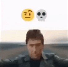 Skull Skull Emoji GIF - Skull Skull Emoji Nicolas Cage GIFs